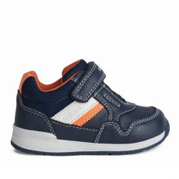 Pantofi sport baieti Rishon B.A Navy Orange
