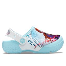 Crocs Sandale plaja Fete Crocsfl Ol Disney Frozen2 Cg K Ice Blue incaltaminte copii bigstep 