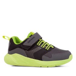 Geox Pantofi sport Baieti J Sprintye B.A Gray Lime