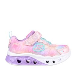 Skechers Pantofi sport Fete Flutter Heart Lights Simply Pink Multi N incaltaminte copii bigstep