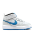 Pantofi sport baieti CD7784 Court Borough Mid 2 White Blue